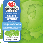 ilustracija odozgo salate ljubljanska ledenka na prednjoj strani kesice