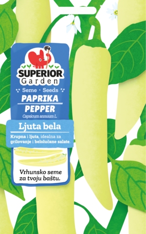 superior garden seme paprika ljuta bela link ka proizvodu